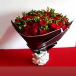 Pop Of Red Flower Bouquet